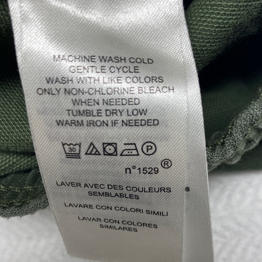 Lauren Ralph Lauren Cargo Jogger Pants Lyocell Cotton Olive Green Size 10 - Picture 9 of 12